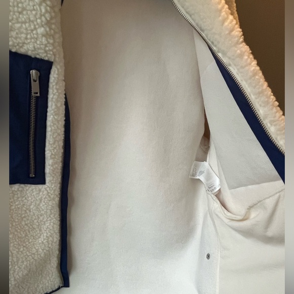 COS Fleece Jacket White - Picture 3 of 5